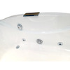 Eago 6Ft Right Drain Acrylic White Whirlpool Bathtub w Fixtures AM189ETL-R